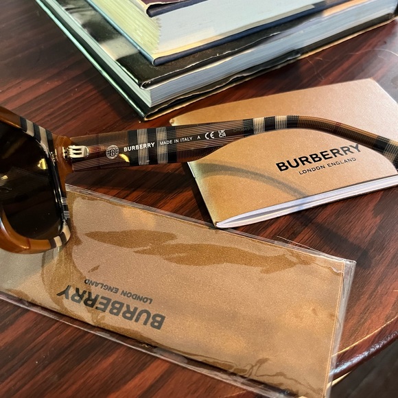 Burberry Check Hayden Unisex Sunglasses NWT - Picture 8 of 8